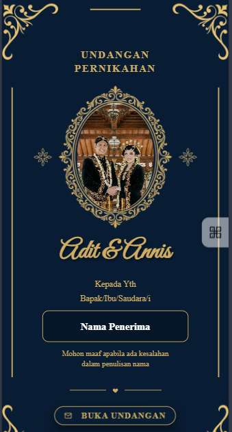 Elegan ( Biru Navy )